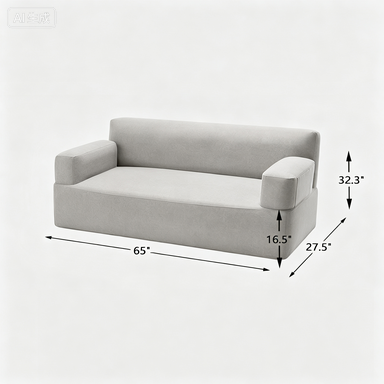Modern Fabric Sofa Set (Sofa + Armchair)