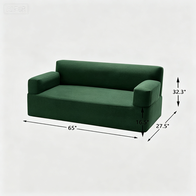 Modern Fabric Sofa Set (Sofa + Armchair)