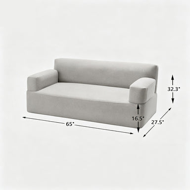 Modern Fabric Sofa Set (Sofa + Armchair)
