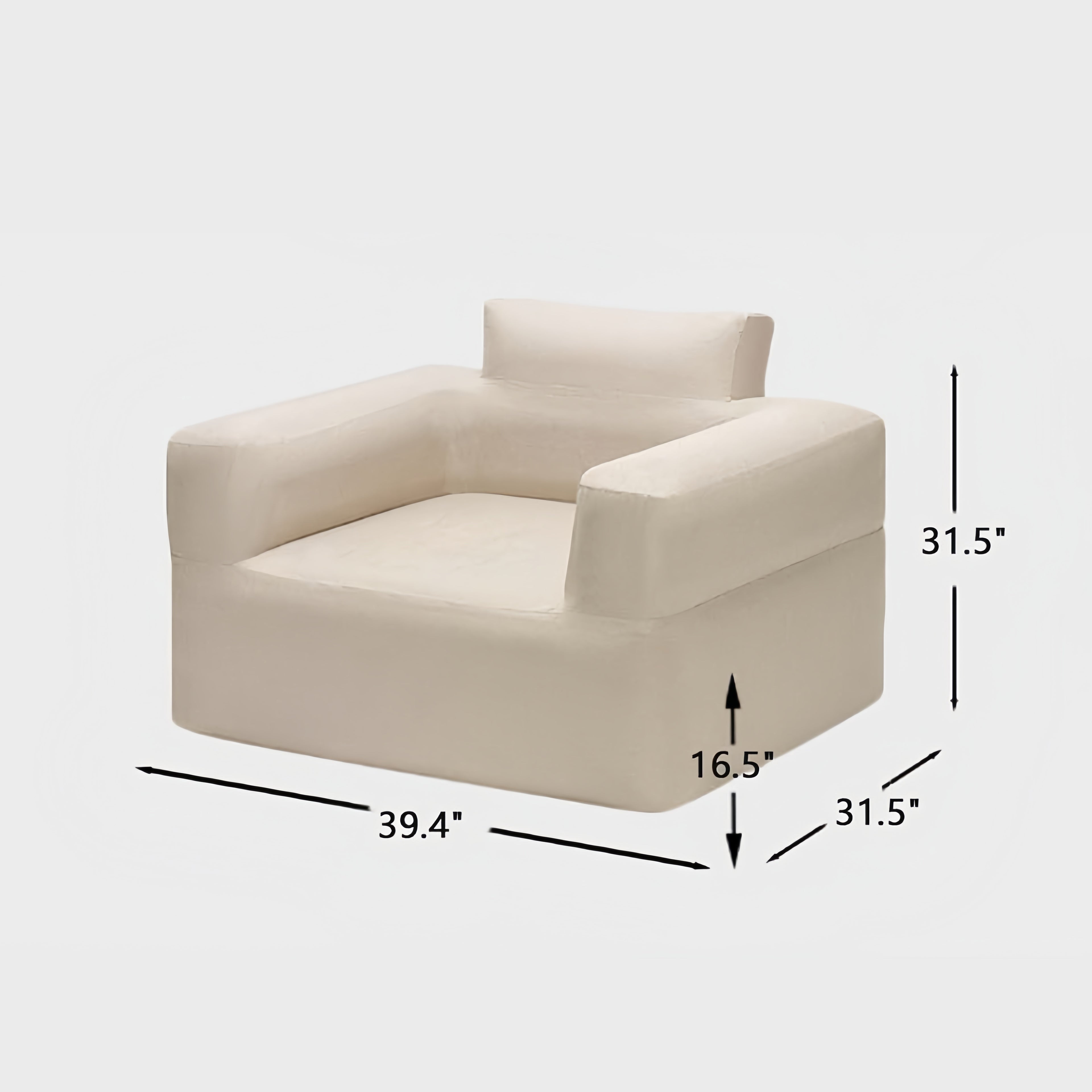 Modern Fabric Sofa Set (Sofa + Armchair)